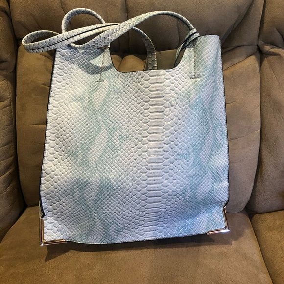 Antonio Melani lt blue tote - Picture 3 of 8